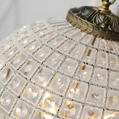 Shining Luxury Morocco Ball Crystal Chandelier Light