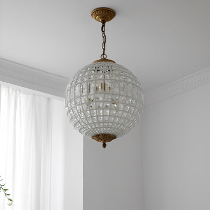 Shining Luxury Morocco Ball Crystal Chandelier Light