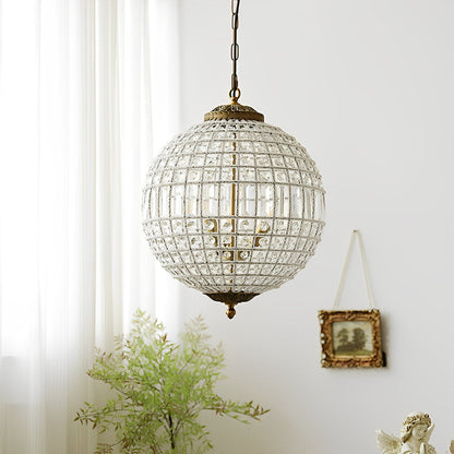 Shining Luxury Morocco Ball Crystal Chandelier Light