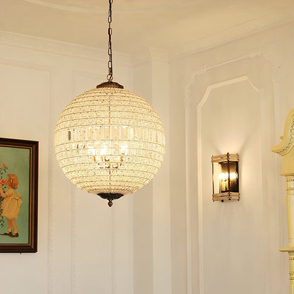 Shining Luxury Morocco Ball Crystal Chandelier Light