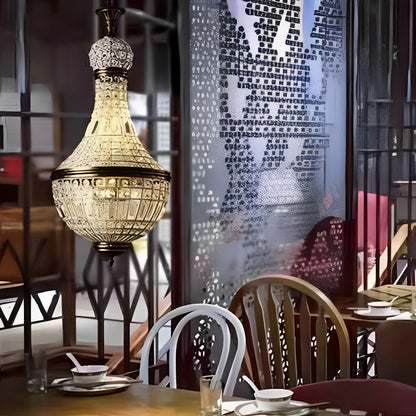 Shining Retro Luxury Baroque Crystal Chandelier Light