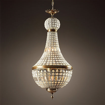 Shining Retro Luxury Baroque Crystal Chandelier Light