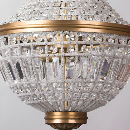 Shining Retro Luxury Baroque Crystal Chandelier Light