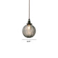 Lotus Texture Glass Globe Pendant Light