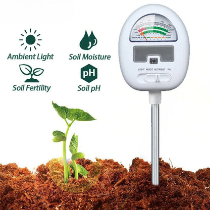 4-In-1 Smart Soil Meter for Precise Plant Care Monitoring