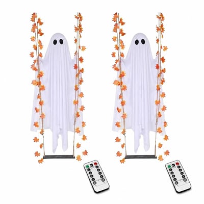 Ventayo – Illuminated Swinging Halloween Ghost Decoration