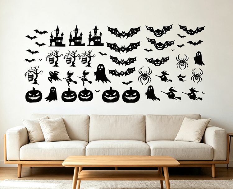 Hudson & Jurgen – Cord Free Halloween LED Wall Decorations