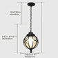 Waterproof Aluminum Ball Outdoor Chandelier Light Hanging Pendan Light