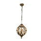 Waterproof Aluminum Glass Ball Outdoor Chandelier Light Hanging Chain Adjustable