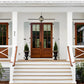 Waterproof Aluminum Glass Ball Outdoor Chandelier Light Hanging Chain Adjustable
