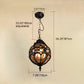 Waterproof Aluminum Glass Ball Outdoor Chandelier Light Hanging Light