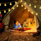 Waterproof Solar 31ft 20 LED Outdoor String Lights