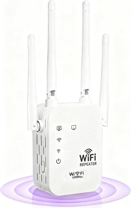 Hudson & Jurgen – Outdoor WiFi Extender | Long-Range Connectivity with Weather-Resistant Design | Ideal for Streaming in Gardens and Patios