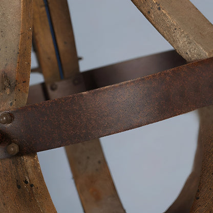 Wood Vintage Rustic Pendant Light LOFT Creative Light