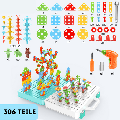 Ledningsfri skruetrækkersæt I Læring efter Montessori-pædagogik