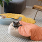 Leaf Shape Dog Blanket with Donut Dog Bed Luxury Dog Gifts