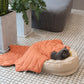 Leaf Shape Dog Blanket with Donut Dog Bed Luxury Dog Gifts