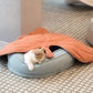 Leaf Shape Dog Blanket with Donut Dog Bed Luxury Dog Gifts