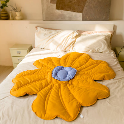 XL Flower Shape Human Mat Dog Blanket