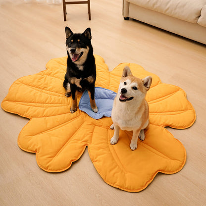 XL Flower Shape Human Mat Dog Blanket